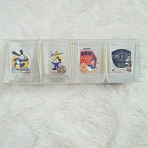 Vintage Disney Shot Glass set